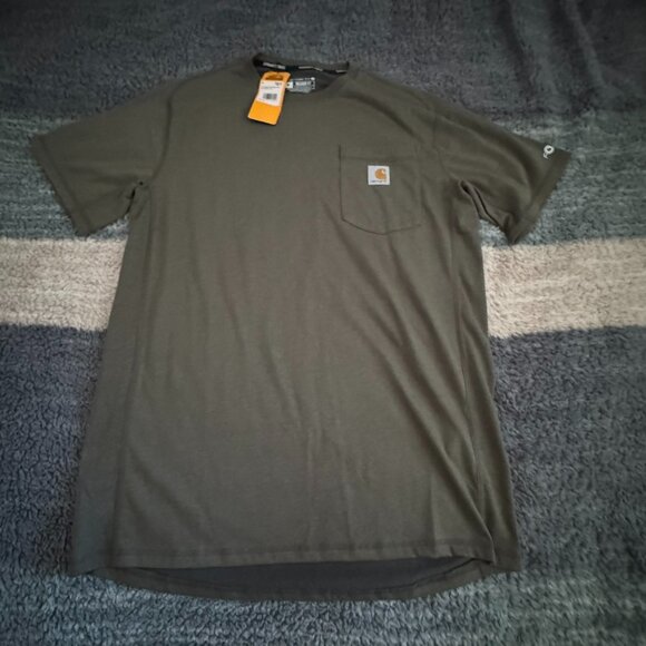 Carhartt Force Relaxed Fit Midweight Short-Sleeve Pocket T-Shirt - Picture 1 of 5